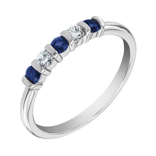Eternity prsten se safíry a diamanty Dalis