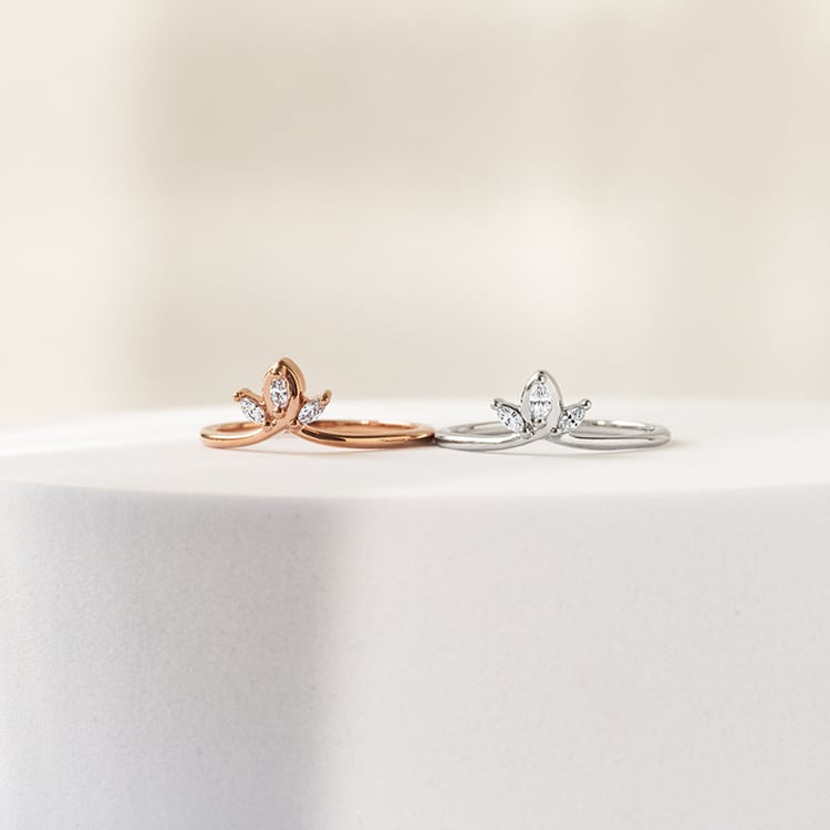 Vykrojený prsten s marquise diamanty Riori 141444