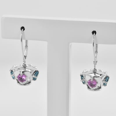 Náušnice s drahokamy