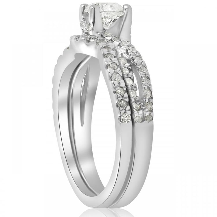 Set zásnubního a snubního prstenu 4407