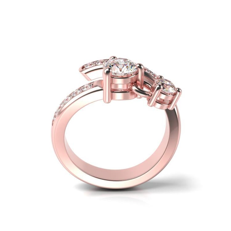 Prsten s certifikovaným diamantem 15886