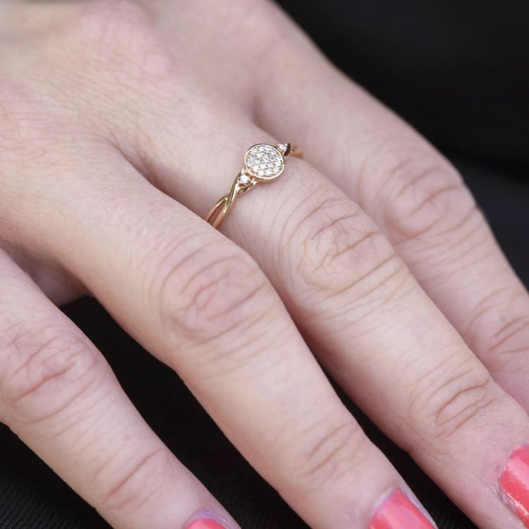 Prsten s diamanty 11799