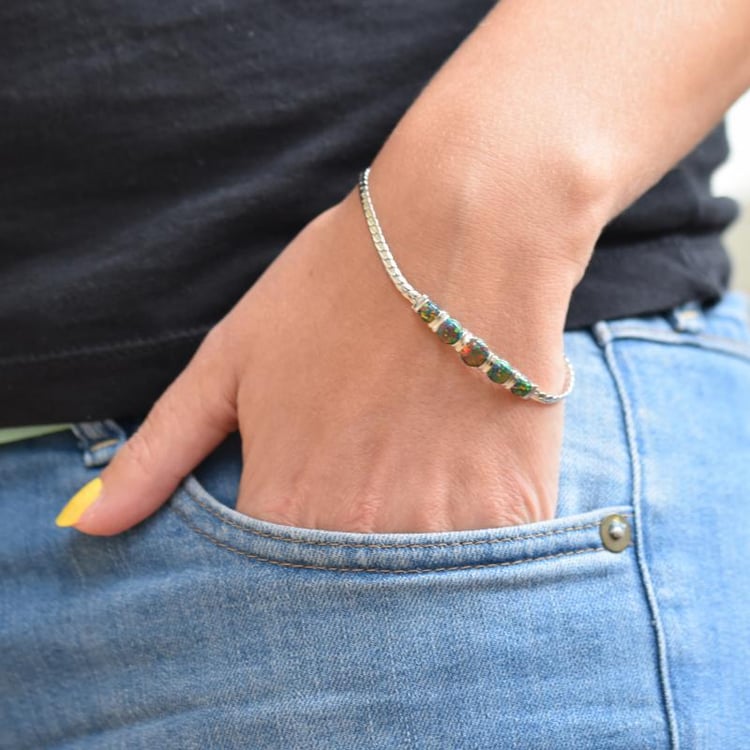 Opálová náramek 17939