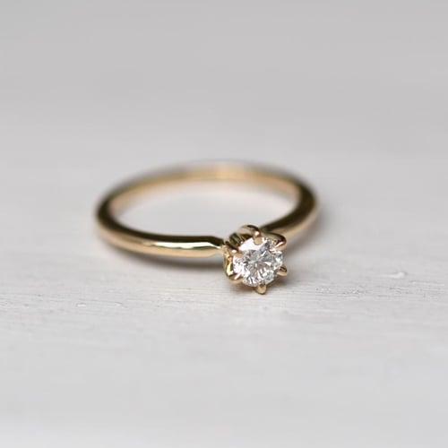 Zásnubní prsten s lab-grown diamantem Mala