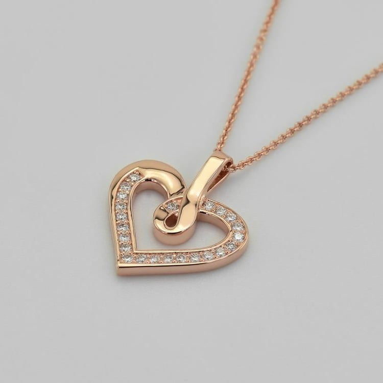 Diamantový náhrdelník ze zlata 40426