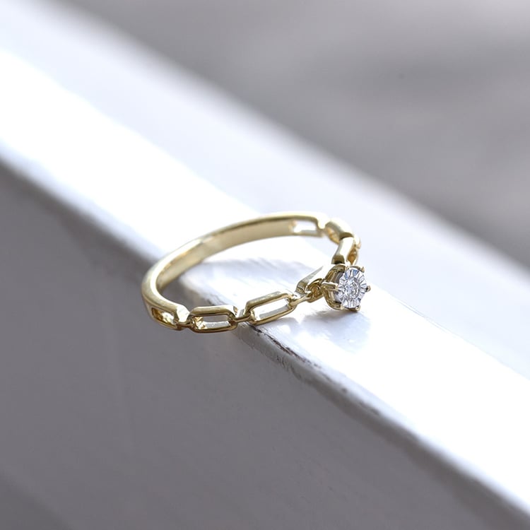 diamantový prsten ze zlata 84427