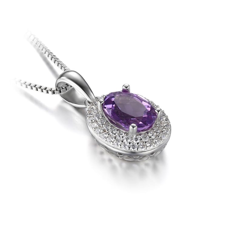 Ametystový náhrdelník 19402