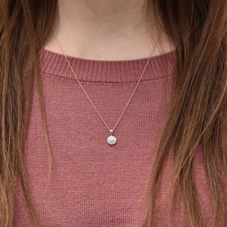 Stříbrný přívěsek s lab-grown diamanty Lexine 104328