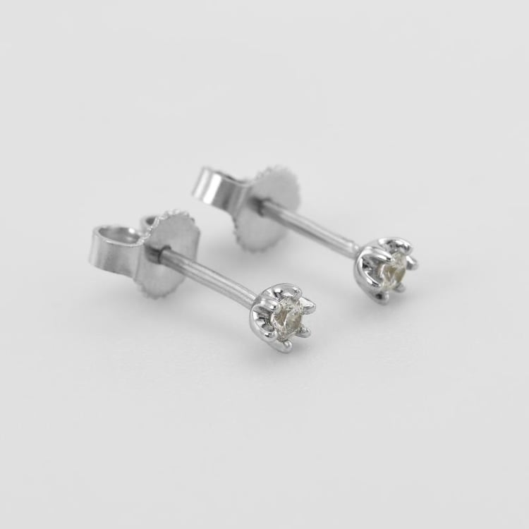 Diamantové náušnice se šesti krapnami 75462