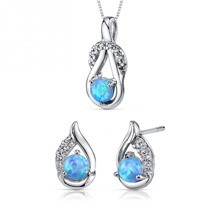 Stříbrná kolekce s opály