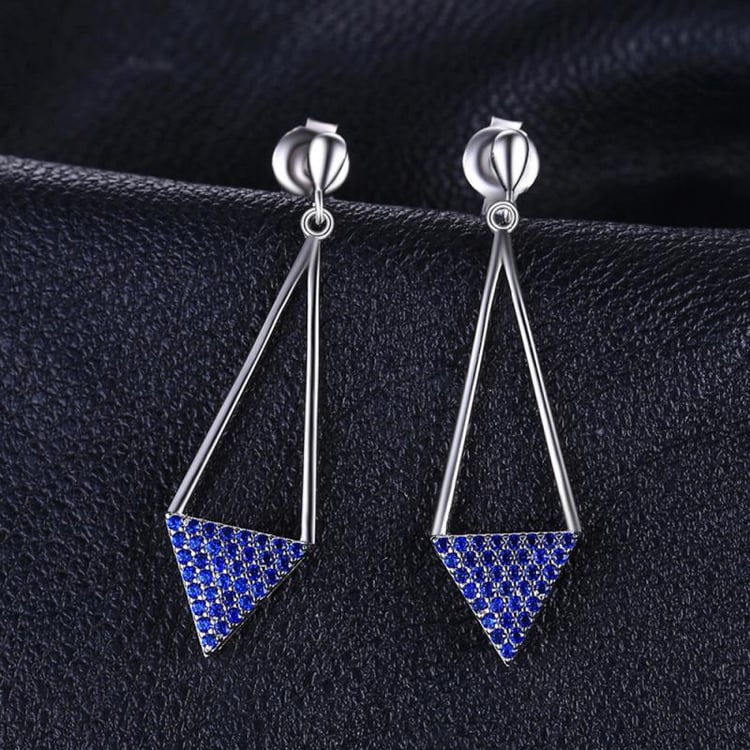 Modré spinelové náušnice 26249