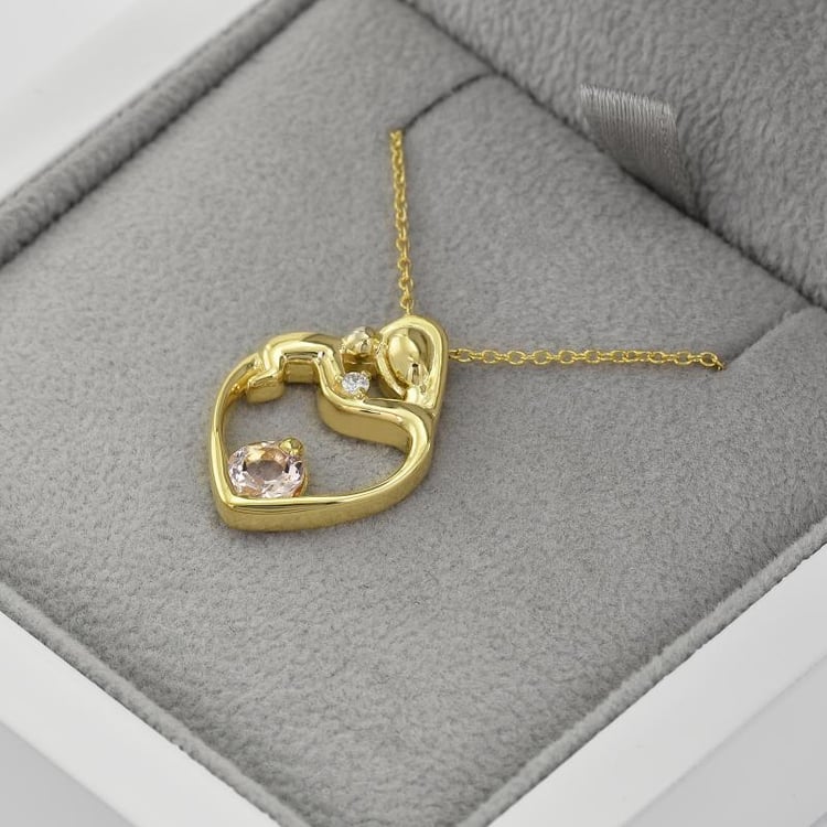 Morganitový přívěsek 43665