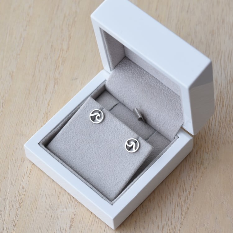 Náušnice ze stříbra 67166