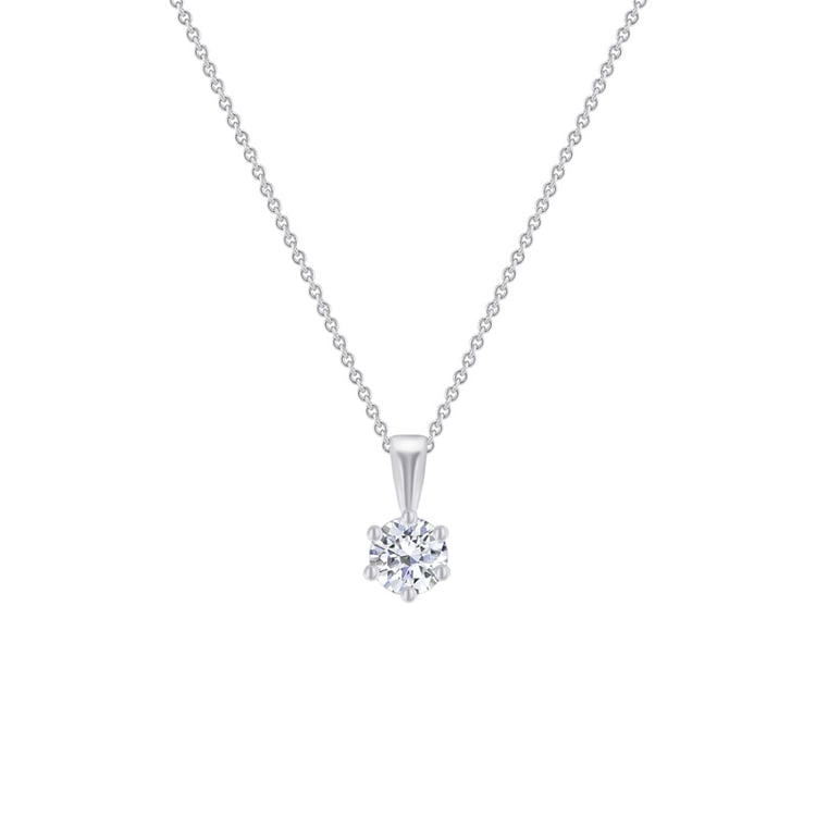 Zlatý náhrdelník s moissanitem