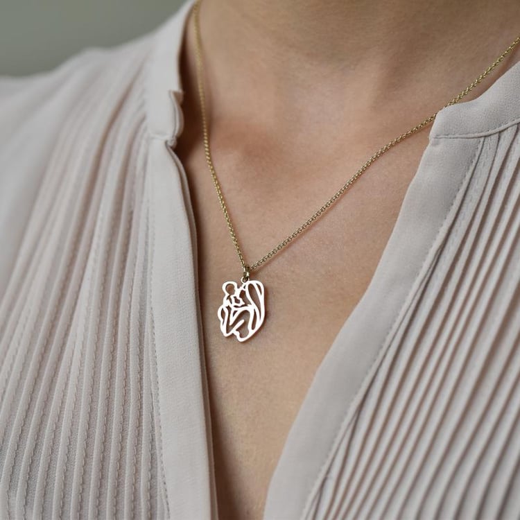 Náhrdelník ze žlutého zlata 22735