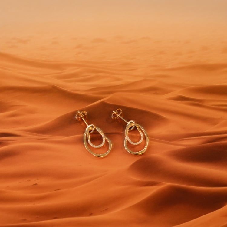 Pozlacený set šperků se zirkony Roth 101276