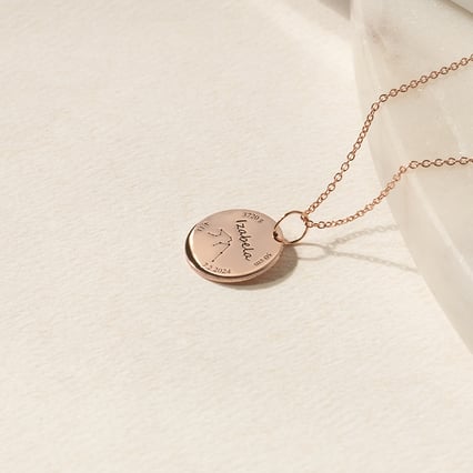 Novorozenecký přívěsek s gravírem dle vaší volby Melody