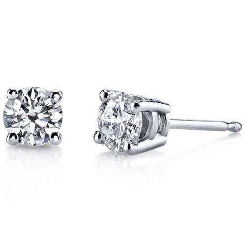 Náušnice ze zlata s 0.75ct lab-grown diamanty Trey