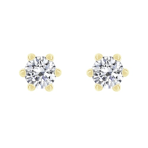 Zářivé náušnice s 0.20ct diamanty Docala