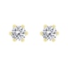 Zářivé náušnice s 0.20ct diamanty Docala