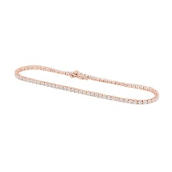 Zlatý tenisový náramek s lab-grown diamanty Betz