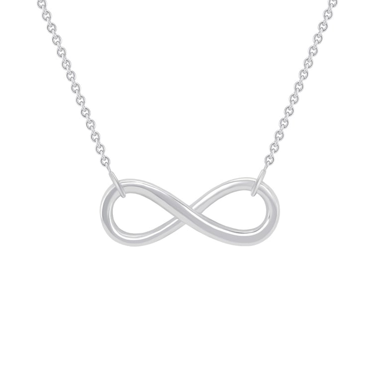 Náhrdelník ze stříbra Infinity