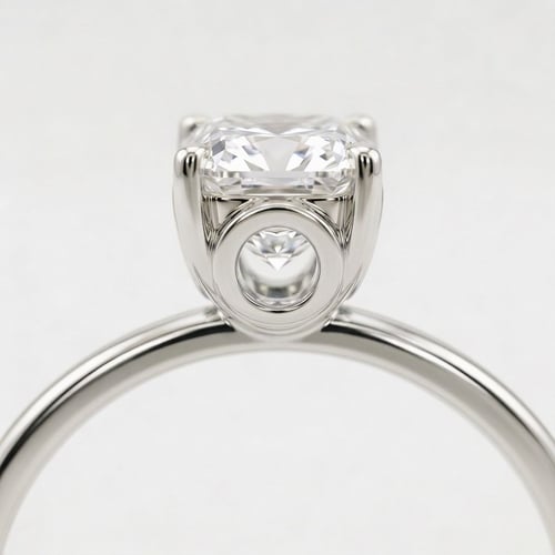 Zásnubní prsten s výběrem písmene a diamanty Olson