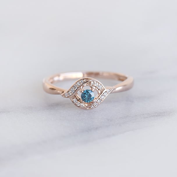 Prsten s diamantem 93456