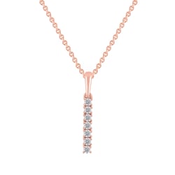 Zlatý přívěsek s lab-grown diamanty Merrilin