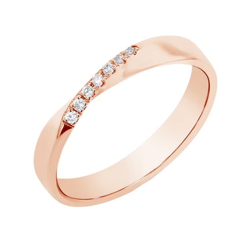 Propletený prsten s lab-grown diamanty Lasha