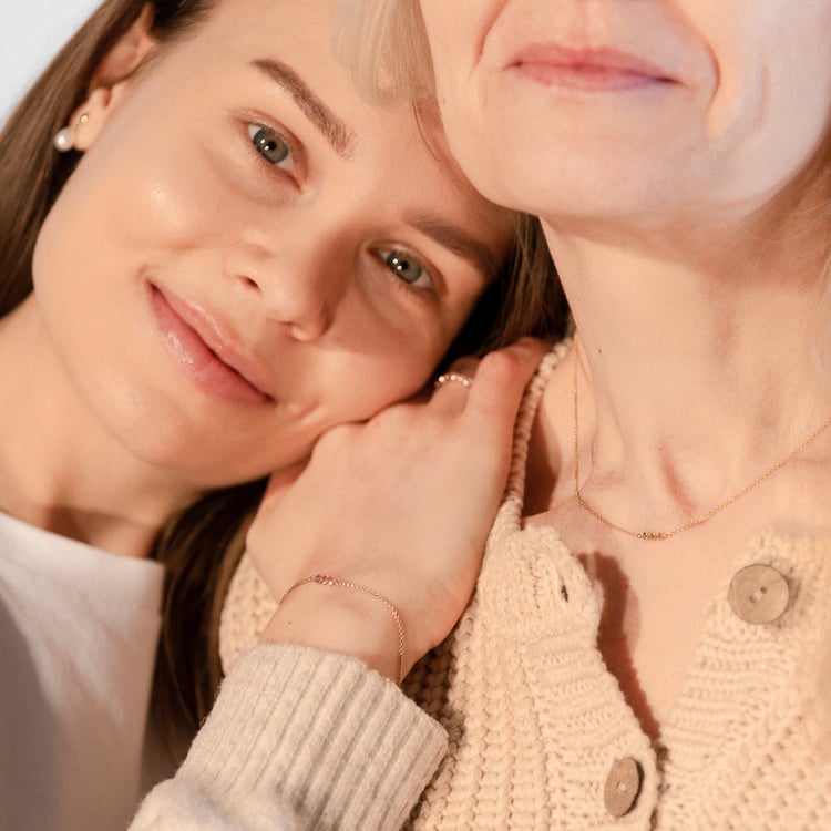 Stříbrný náhrdelník s drahokamy dle vašeho výběru Kiah 119427