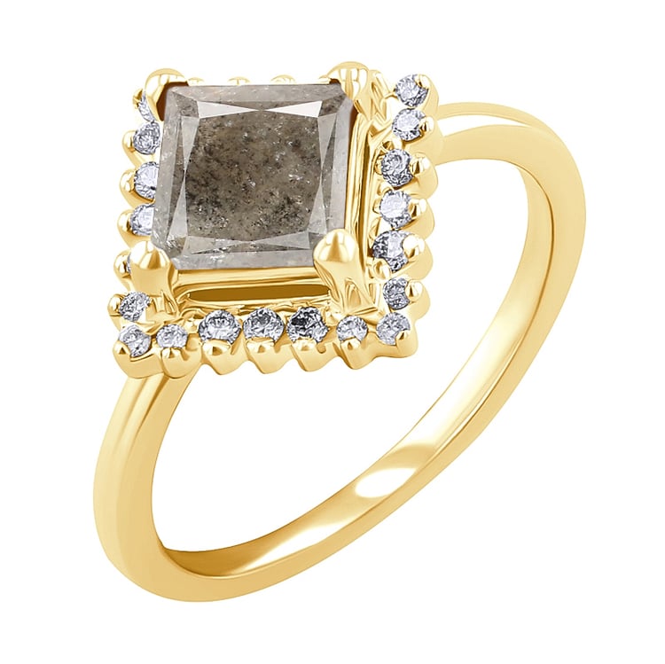 Set prstenů se salt and pepper diamantem Guerra 131815