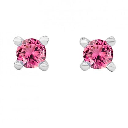 Zlaté napichovací náušnice s turmalíny