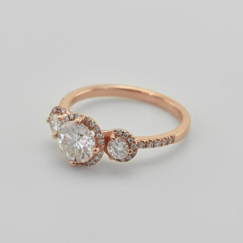 Noblesní zásnubní prsten s lab-grown diamanty Wirk
