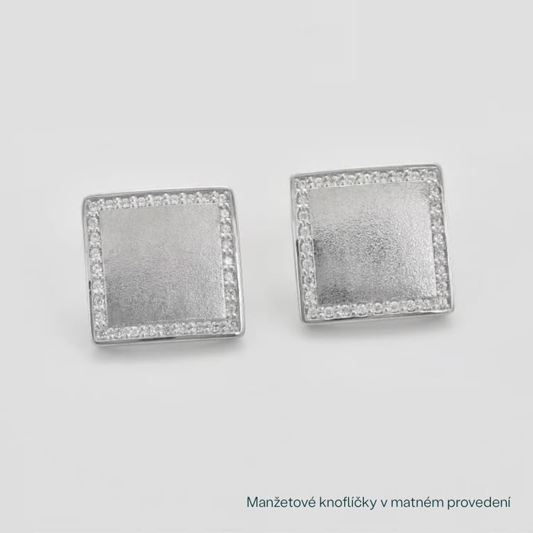 Manžetové knoflíky s diamanty Dalten 165355