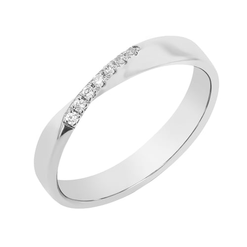 Zlaté propletené snubní prsteny s lab-grown diamanty Lasha