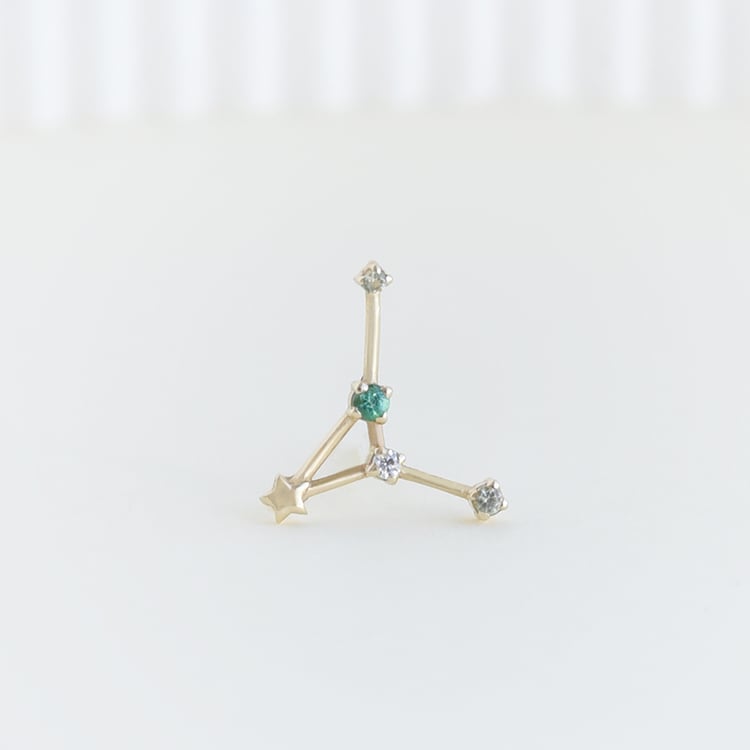 Zlatá náušnice se znamením 95352