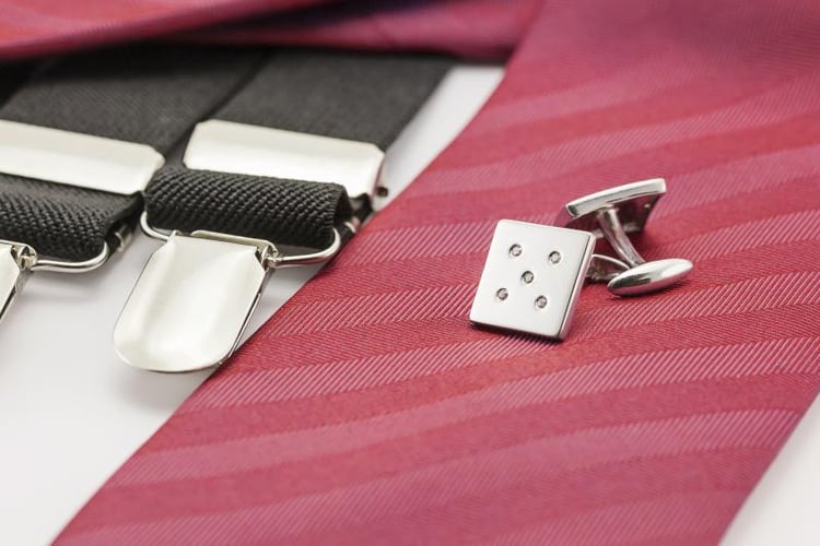 Stříbrné manžetové knoflíčky 8765