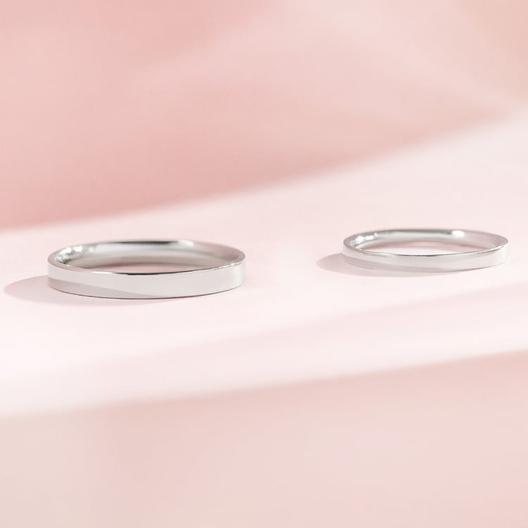 Ploché snubní prsteny ze zlata 157069