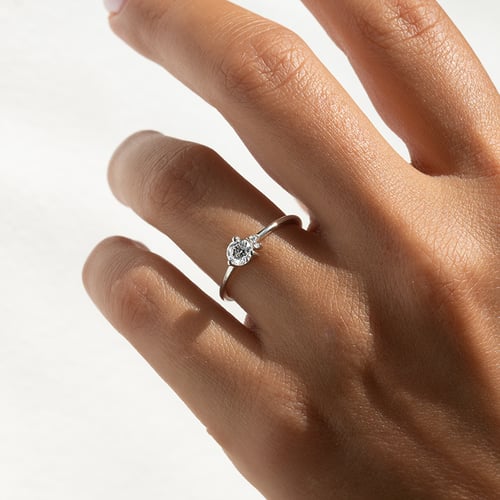 Cluster prsten s diamanty Marine