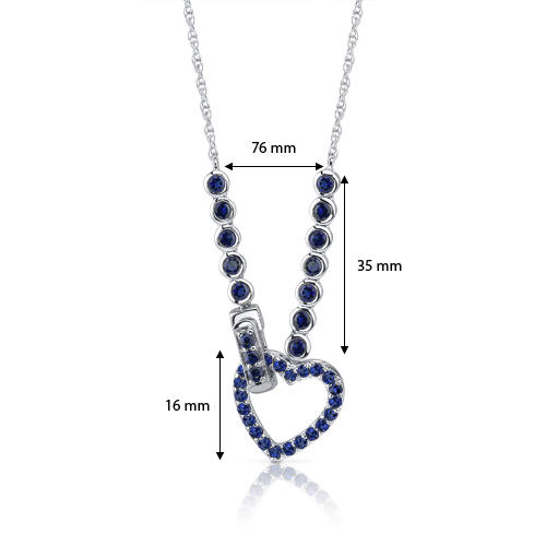 Náhrdelník ze stříbra pro zamilovné Debra 5472