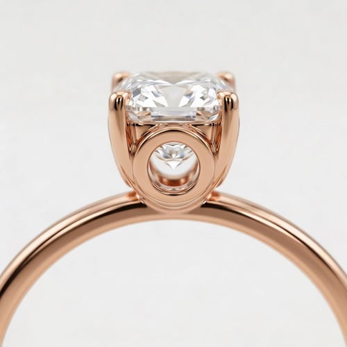 Zásnubní prsten s výběrem písmene a diamanty Olson