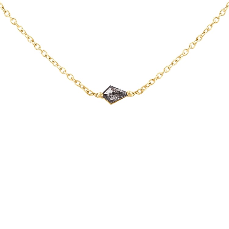 Náhrdelník s kite salt and pepper diamantem Ranka
