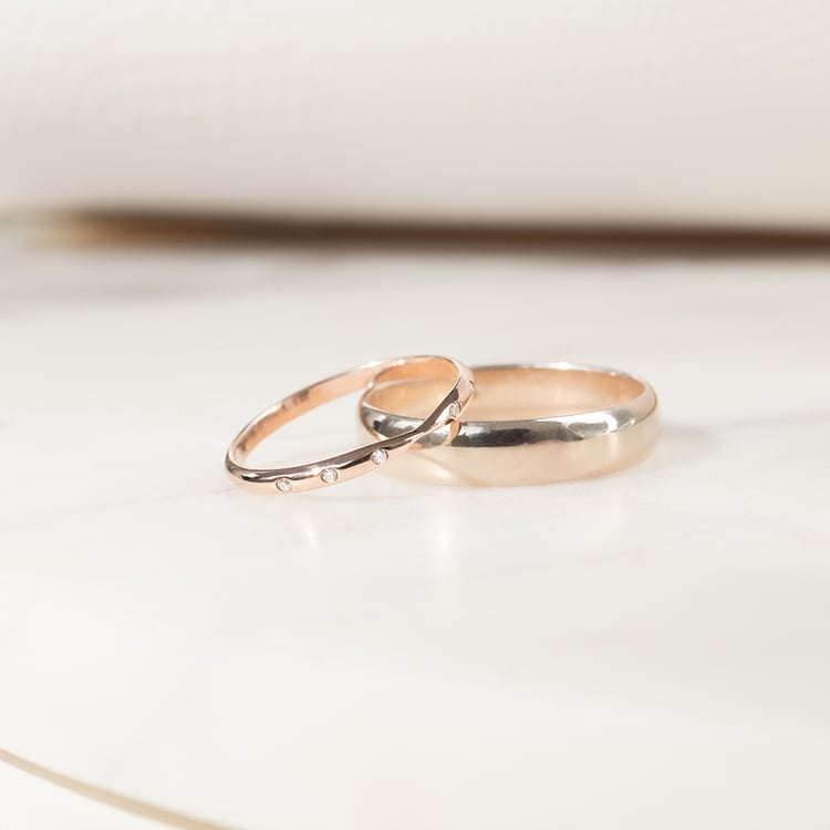 Minimalistický eternity prsten s lab-grown diamanty Toskani 136238