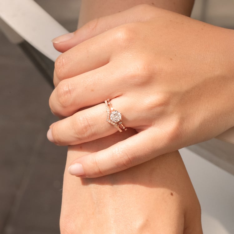 Vykrojený eternity prsten s lab-grown diamanty Zach 142557