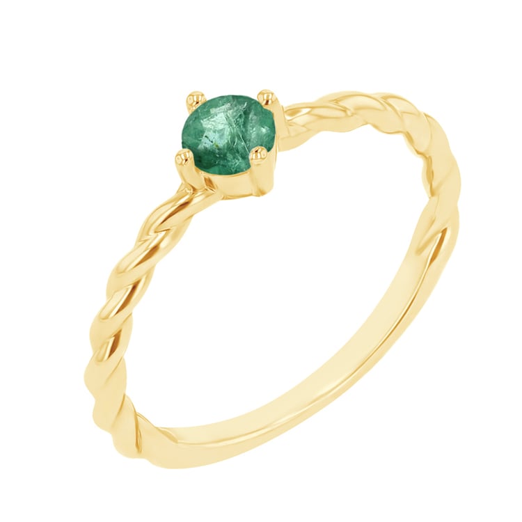Propletený prsten se smaragdem Nelson 145552