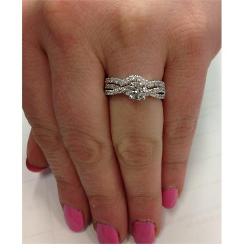 Set zásnubního a snubního prstene 4408