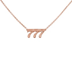 Náhrdelník s diamantem Andělská čísla