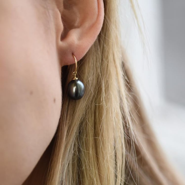 Zlaté perlové náušnice 51707