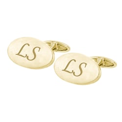 Zlaté manžetové knoflíčky s gravírem Wardell